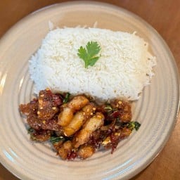 ข้าวกะเพราหมูกรอบ