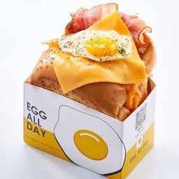 โทสแซนวิชไข่แฮมชีส Ham Cheese Egg Toast ( Egg All Day)