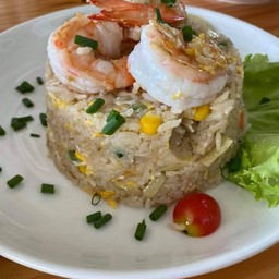 ข้าวผัดกุ้ง (ข้าวหอมมะลิ)