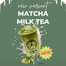 ชานมมัทฉะไข่มุก (พรีเมียม)