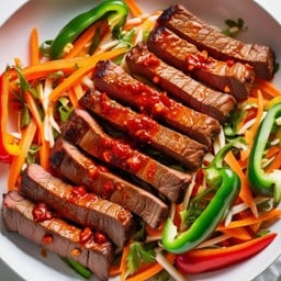 สลัดยำเนื้อโคขุน KU Beef