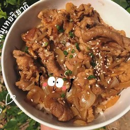 ข้าวหมู เทอริยากิ ญี่ปุ่น เด็กๆชอบ