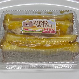 แซนวิสโบราณไก่หยอง+โบโลน่าสี่เหลี่ยม