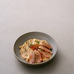 Mentaiko salmon pasta