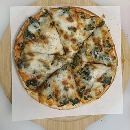 พิซซ่าหน้าผักโขม ไซส์ M