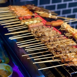 แสบไส้หม่าล่า เนื้อหมู 10 แถม 1
