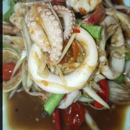 ตำทะเลปลาร้านัวหมึกกุ้งหอยแมลงภู่