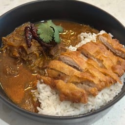 ข้าวหมูทอด ซอสฮังเล 👍🏼