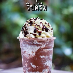 โกโก้ลายหินอ่อนปั่นวิปครีม