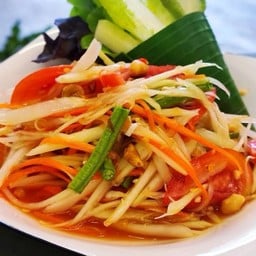 ส้มตำไทย มังสวิรัติ