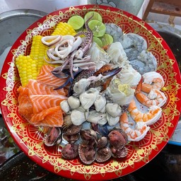 ตำถาดแซลมอน