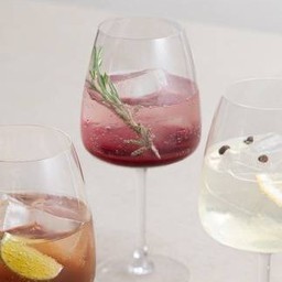 Cherry & hibiscus fizz