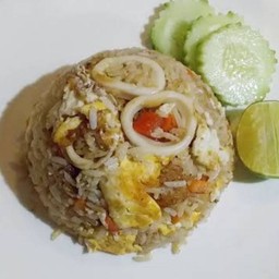 ข้าวผัดปลาหมึก(เล็ก)