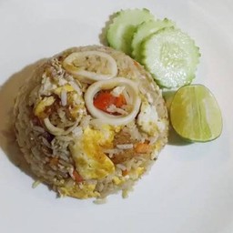 ข้าวผัดปลาหมึก(ใหญ่)