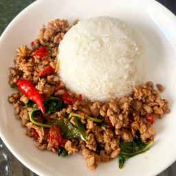ข้าวกะเพราหมูสับ