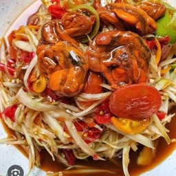 ตำหอยดองใส่ไข่ต้มรสชาติเด็ดสุดๆ