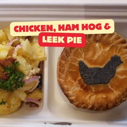 Chicken ham hoc Leek Pie