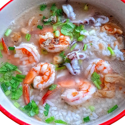 ข้าวต้มกุ้งหมึก