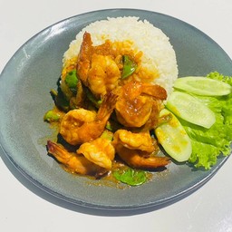 ข้าวพริกแกงกุ้ง