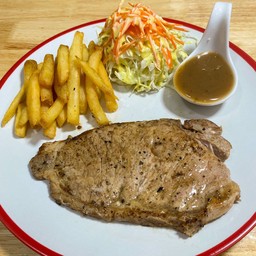 สเต็กเนื้อสันนอก