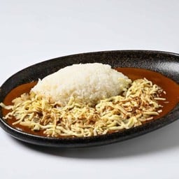 ข้าวแกงกะหรี่หอยลาย+ชีส จานเล็ก