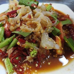 ตำปลาร้าแมงกะพรุน