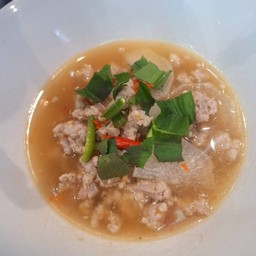 เล้งหมู+ข้าวเปล่า