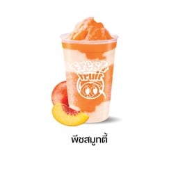 พีชสมูทตี้ปั่น