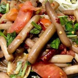 ตำปลาร้าสายบัว