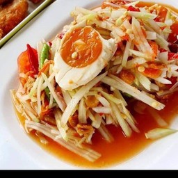 ตำไทยไข่เค็ม