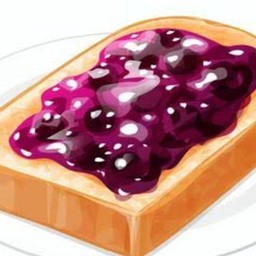 ปังปิ้งแยมบลูเบอรี่