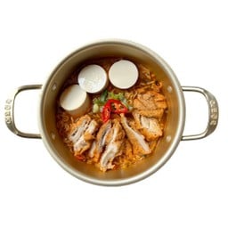 รามยอนหน้าไก่กรอบเต้าหู้อ่อน Chicken Tofu Ramyeon