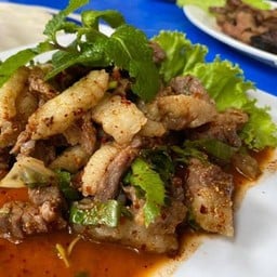 ตำเลยแซ่บซี๊ด ขนมจีนบีบเส้นสด หน้าป้ายราชภัฏ ถนนศรีสวัสดิ์ดำเนิน