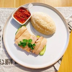 ข้าวมันไก่สิงคโปร์ เจิน ห่าวชือ สาขาปั๊มนํา้มันบางจาก ลำลูกกา ปั๊มนํามันบางจาก สาขาลำลูกกา