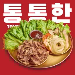 หมูสามชั้นสไลด์ชั้นย่างหมักน้ำมันงา