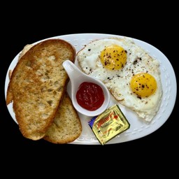 ไข่ดาว ขนมปัง เนยและแยม