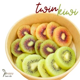 twin kiwi (กีวี่เขียว+กีวี่แดง)