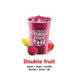 double fruit บีทรูท แครอท แอปเปิ้ล สัป เสารส ส้ม