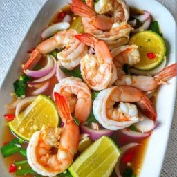 ยำกุ้งสุก