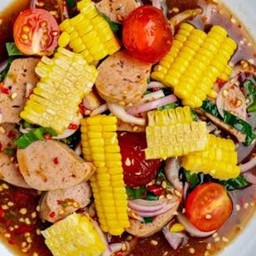 ยำหมูยอข้าวโพด