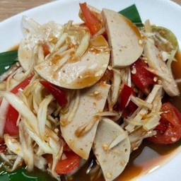 ตำปลาร้าหมูยอ