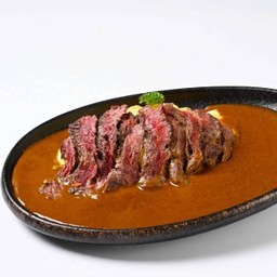 คาเรออมไรซ์เนื้อริบอาย Australian Ribeye Curry Omelet Rice