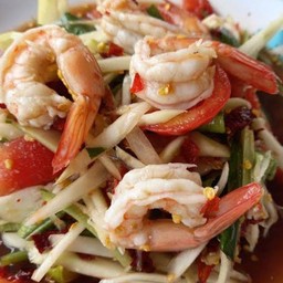 ตำปลาร้ากุ้งสุก