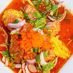 ยำปลาแซลมอล