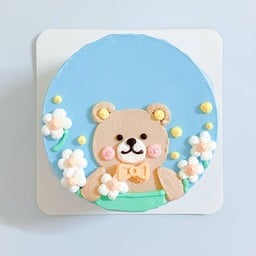 teddy strawberry (ระบุข้อความได้)