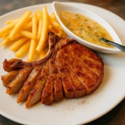 สเต็กพอร์คชอป