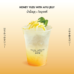 Honey Yuzu Juice with Aiyu Jelly