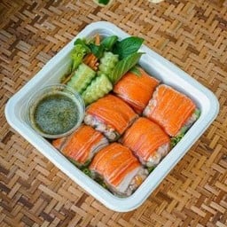 ก๋วยเตี๋ยวลุยสวนคำโต ใส้รวม ไส้สับ+ปูอัด+กุ้ง