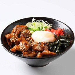 ข้าวหน้าไก่เทริยากิไข่ออนเซ็น Teriyaki Chicken Rice With Japanese Hot Spring Egg