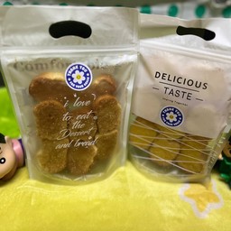 ปังกรอบสองสหาย เนยน้ำตาล+ปังกระเทียม